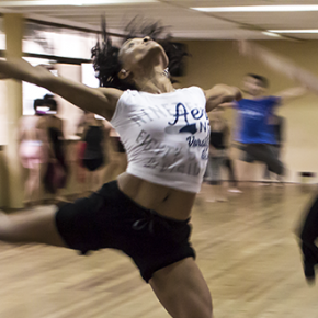 Clase de Zumba en la Tadeo
