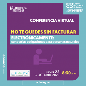 Conferencia virtual: Facturación electrónica, obligaciones para personas naturales
