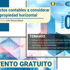 Conferencia virtual: aspectos contables a considerar en la propiedad horizontal